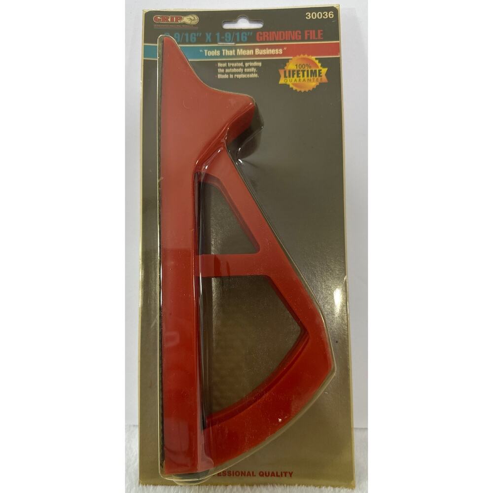 GRIP Grinding File 9-9/16"x1-9/16" New In Box